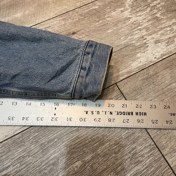 VTG 90s Levi's Original Sherpa Trucker Jacket Mens Larege - Picture 5 of 7